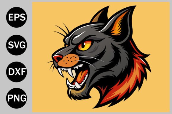 Angry Black Cat Graphics: Old-School Illustrations