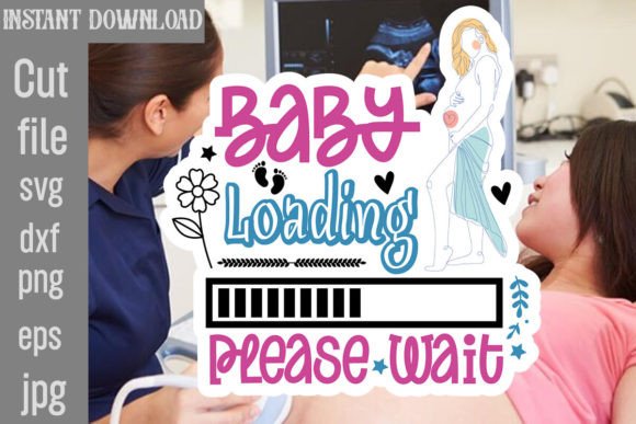 Baby Loading SVG: Fresh Graphics for Crafts