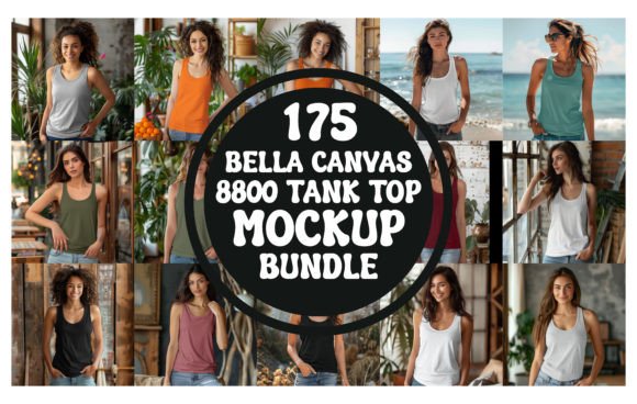Bella Canvas 8800 Tank Top Mockup Bundle Review