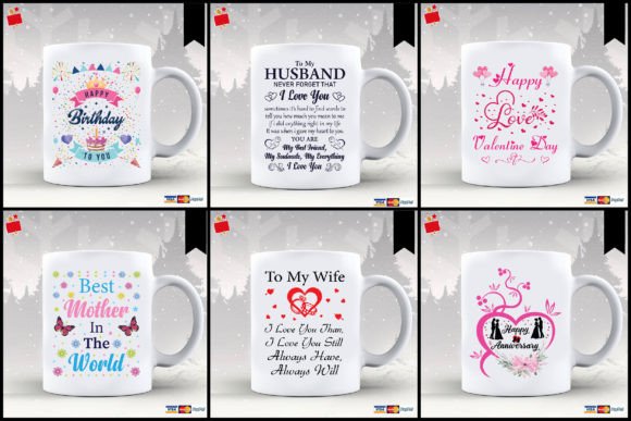 Best Unique Mug Design Bundle: Graphics & Print Templates