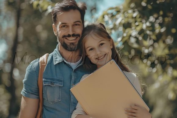 Dad Daughter Notebooks Mockup: Graphics for Book Amp