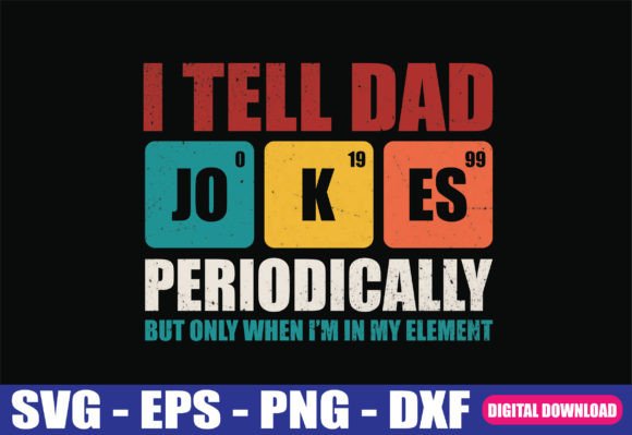 Dad Jokes SVG for Crafts and Graphics Branding
