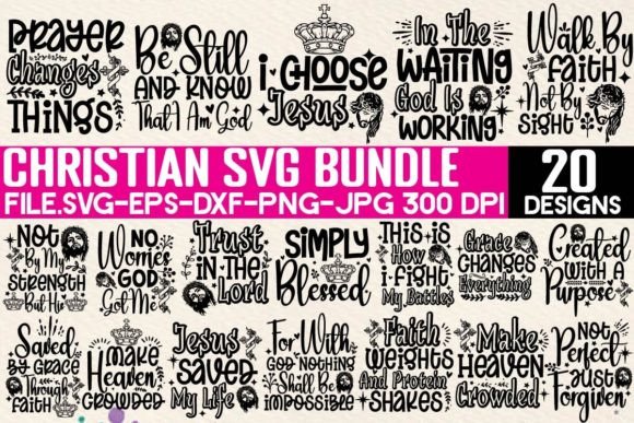 Faith Bundle SVG: Premium Graphics for Crafts