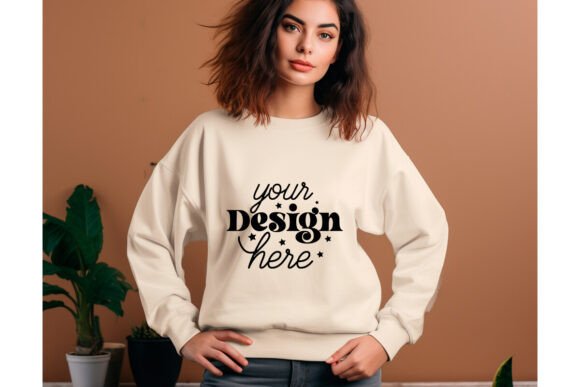 Gildan 18000 Women Mockup 80: Essential Graphics for Product Mockups