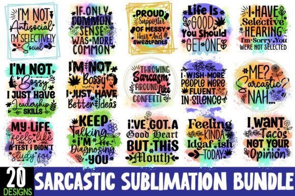 Sarcastic Sublimation Bundle: A Designer's Review