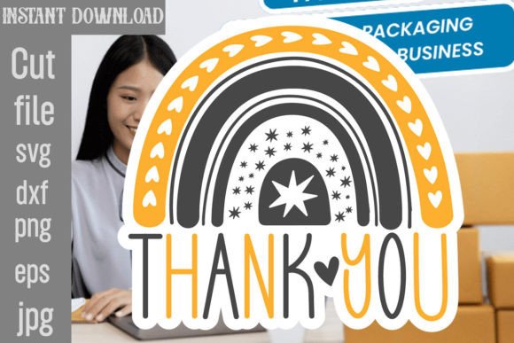 Thank You SVG: Modern Graphics for Crafts