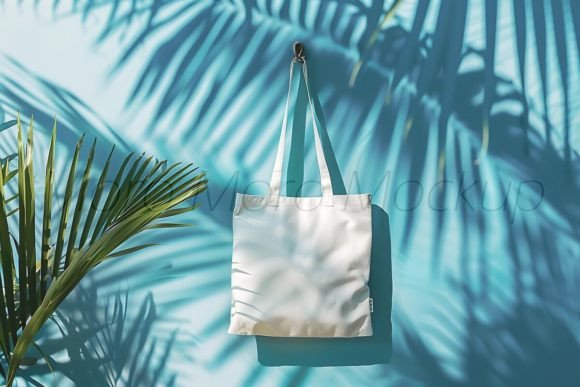 Tropical Summer Tote Bags Mockup: Essential Graphics